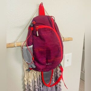 Eddie Bauer-Purple/Red Crossbody Bag